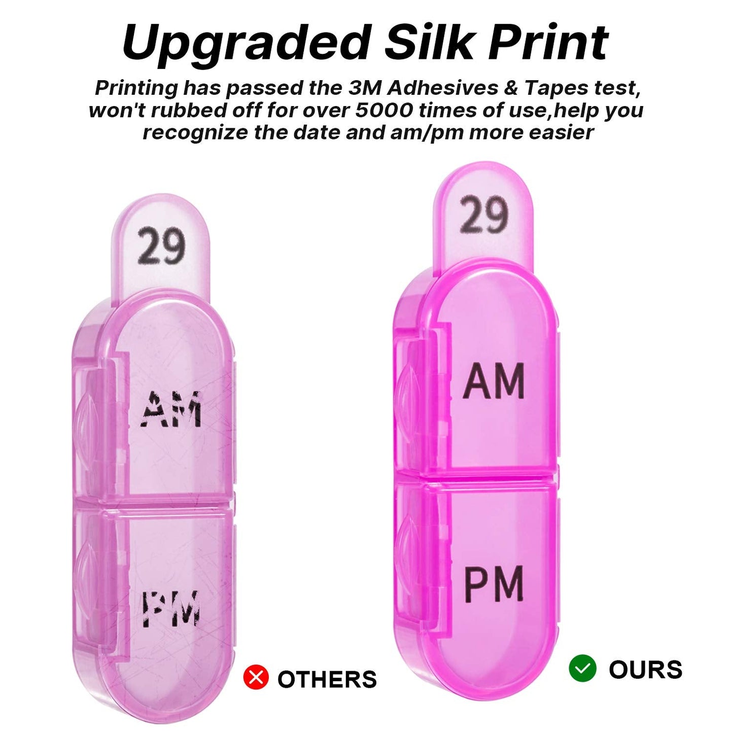 Daviky thirty one day am pm medication management system setup.