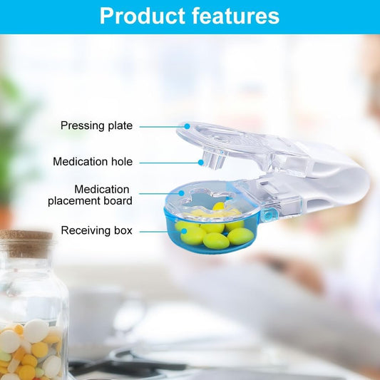 Fuiyuqa pill popper tool demonstrating single press blister pack extraction for seniors with arthritis