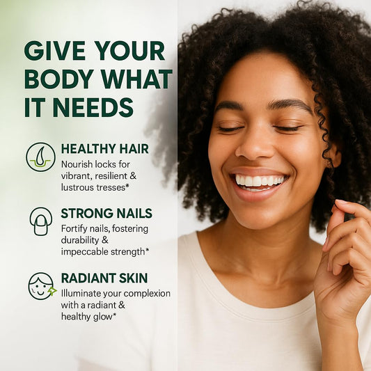 Vitaxmin Biotin Hair Skin Nails Supplement Ingredient Label