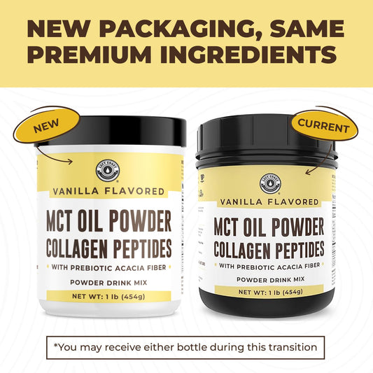 Left Coast Performance keto MCT powder nutritional label information