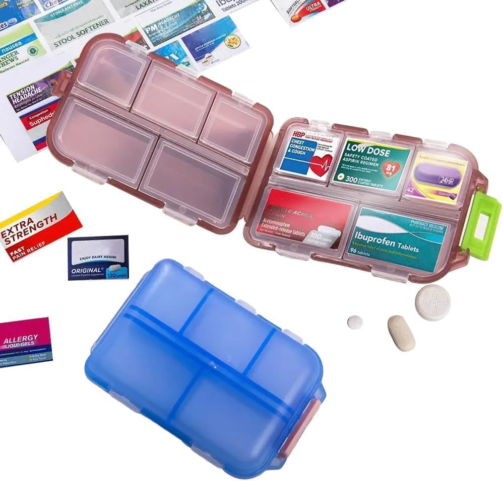 Full packaging set of pink iouwei travel container with one hundred sixty one labels