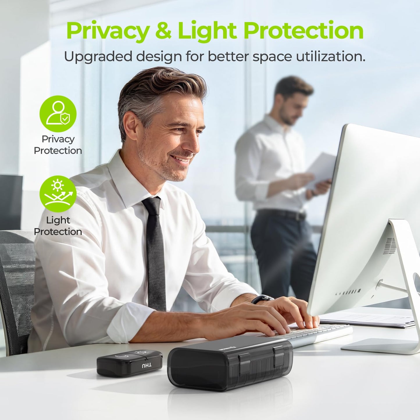 Portable AUVON XL travel medicine organizer packed neatly inside a travel handbag.