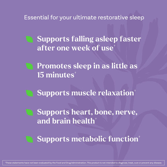 Natrol imported nighttime relaxation supplements bottle showing cherry flavor details