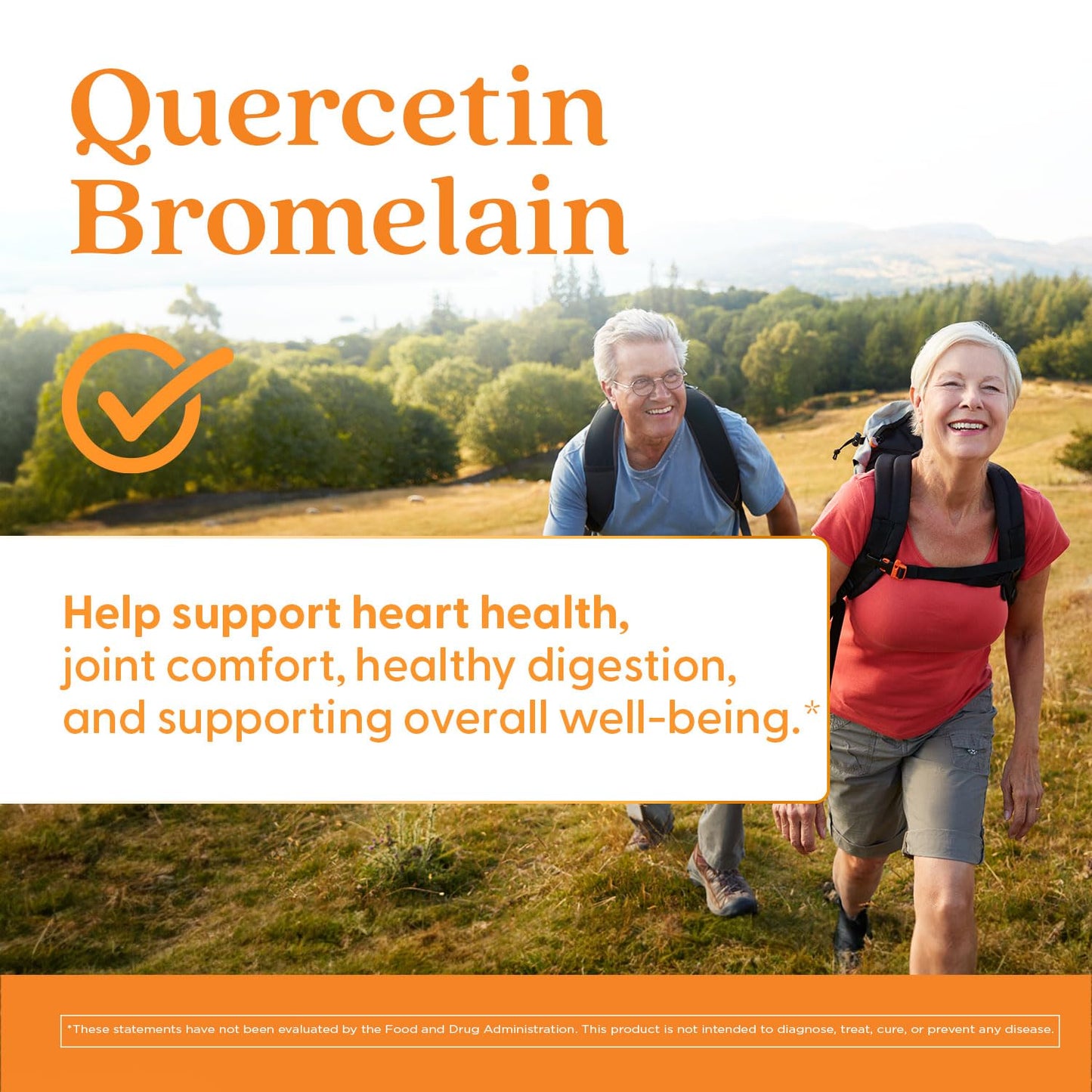 Doctor's Best Quercetin With Bromelain veggie capsules nutrition label