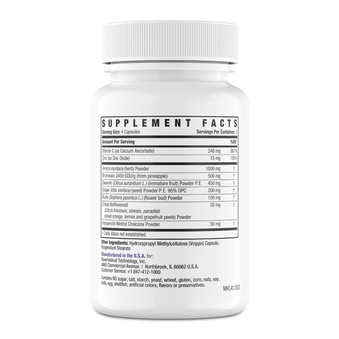 BruiseMD advanced formula supplement bottle lifestyle shot