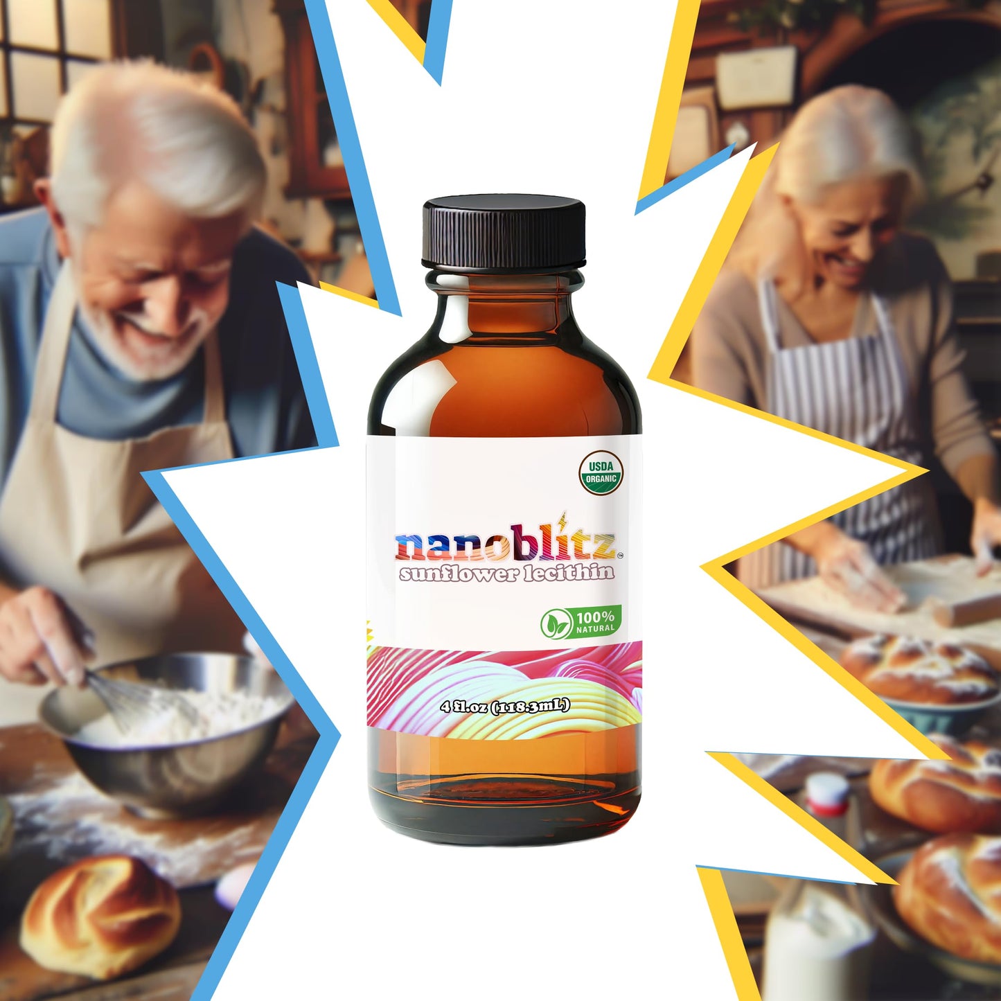 Nanoblitz soy free non GMO liquid stabilizer for DIY skincare cosmetics and natural lotions.