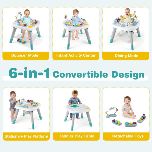 Baby Joy 6-in-1 activity center with 360 degree rotating seat