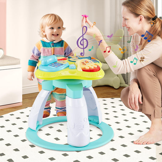 Infans baby walker with musical toy table