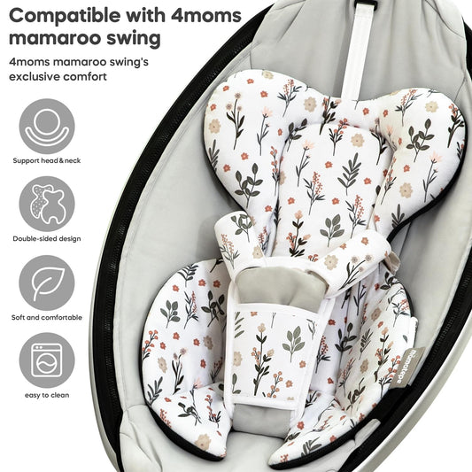 Close up of breathable mesh fabric on Mamatepe infant insert