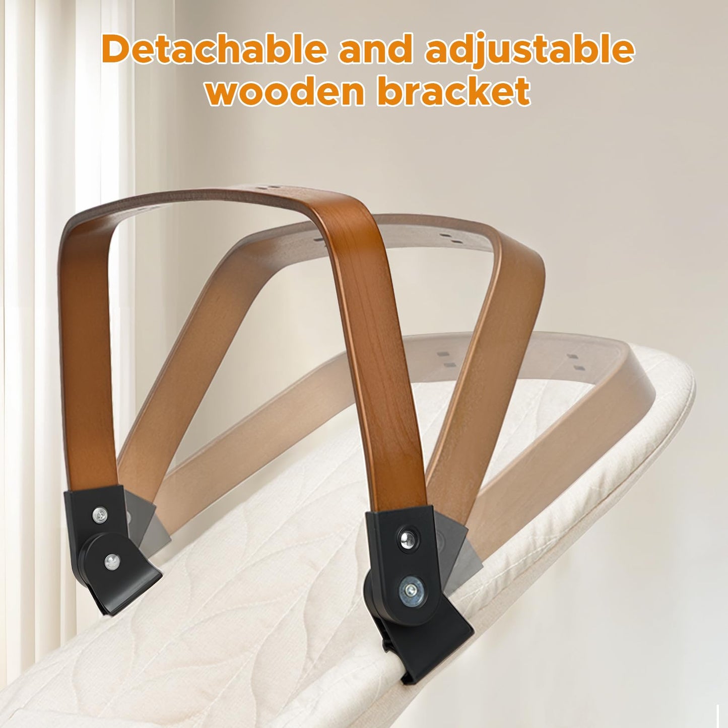 Wnttmt baby bouncer 3-point safety harness detail