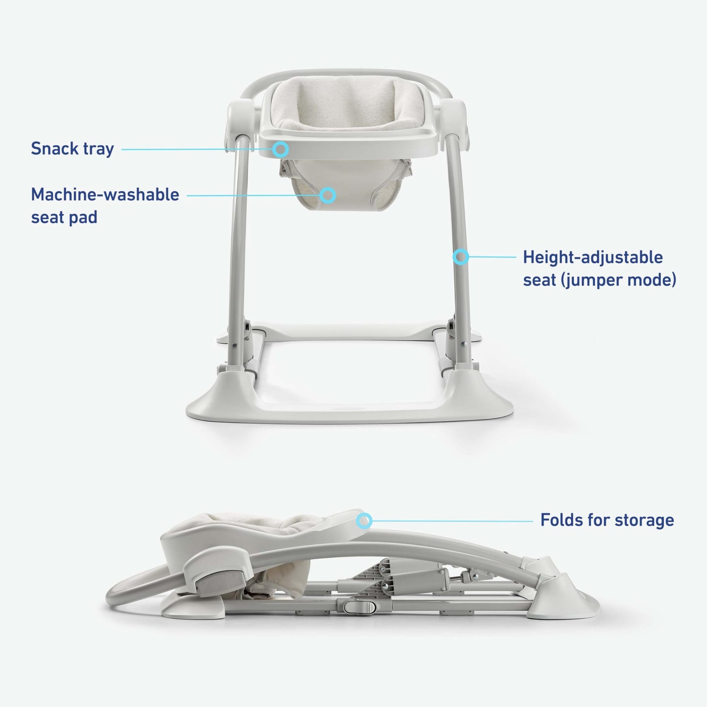Graco Jumpstart 4-in-1 bouncer and jumper lifestyle angle