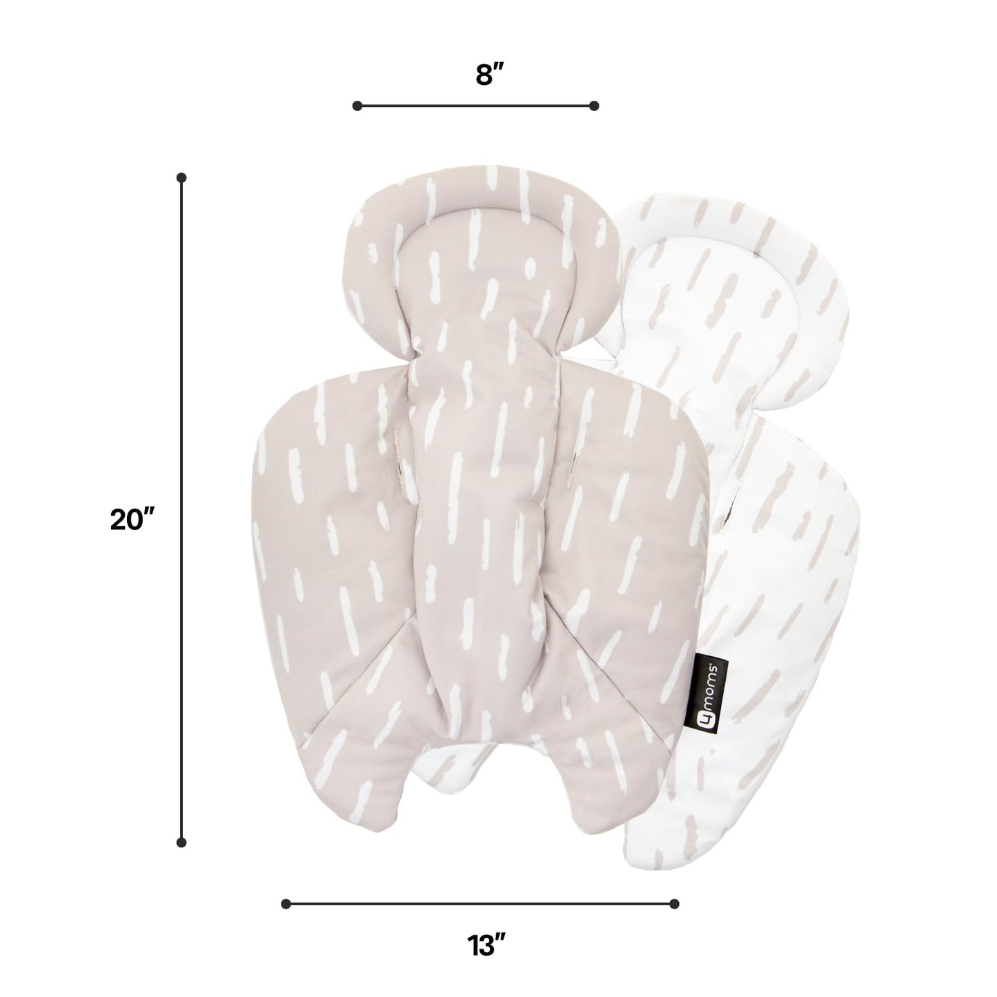 Detailed view of 4moms infant insert harness openings