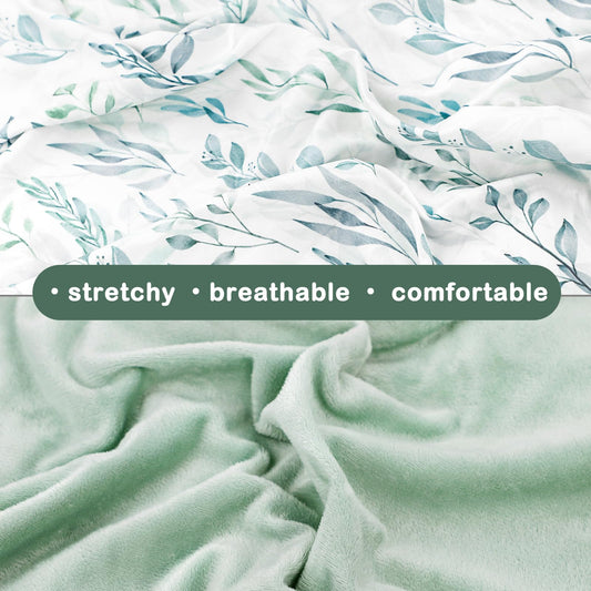 Reversible baby lounger slipcover fabric texture close up