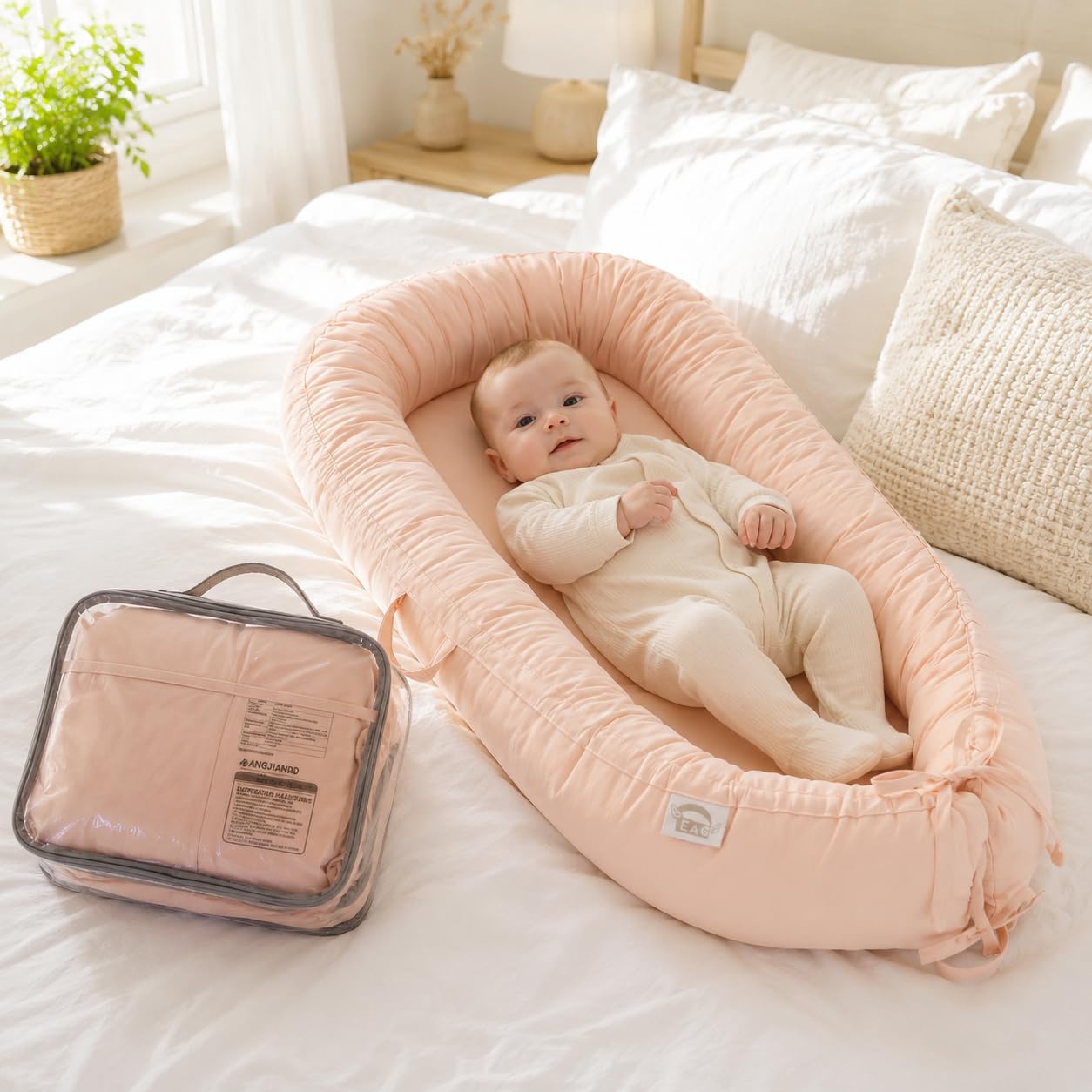 EAQ baby nest on nursery floor