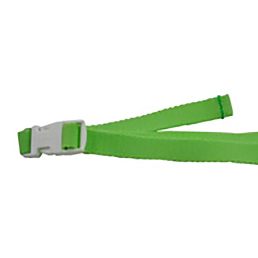 Close up view of the durable plastic buckle on the Fisher-Price replacement strap