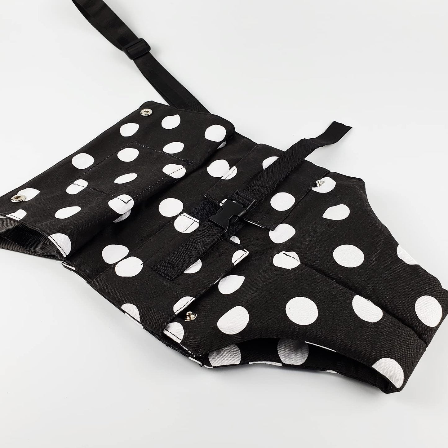 Outingpet baby bouncer with polka dot seat pattern