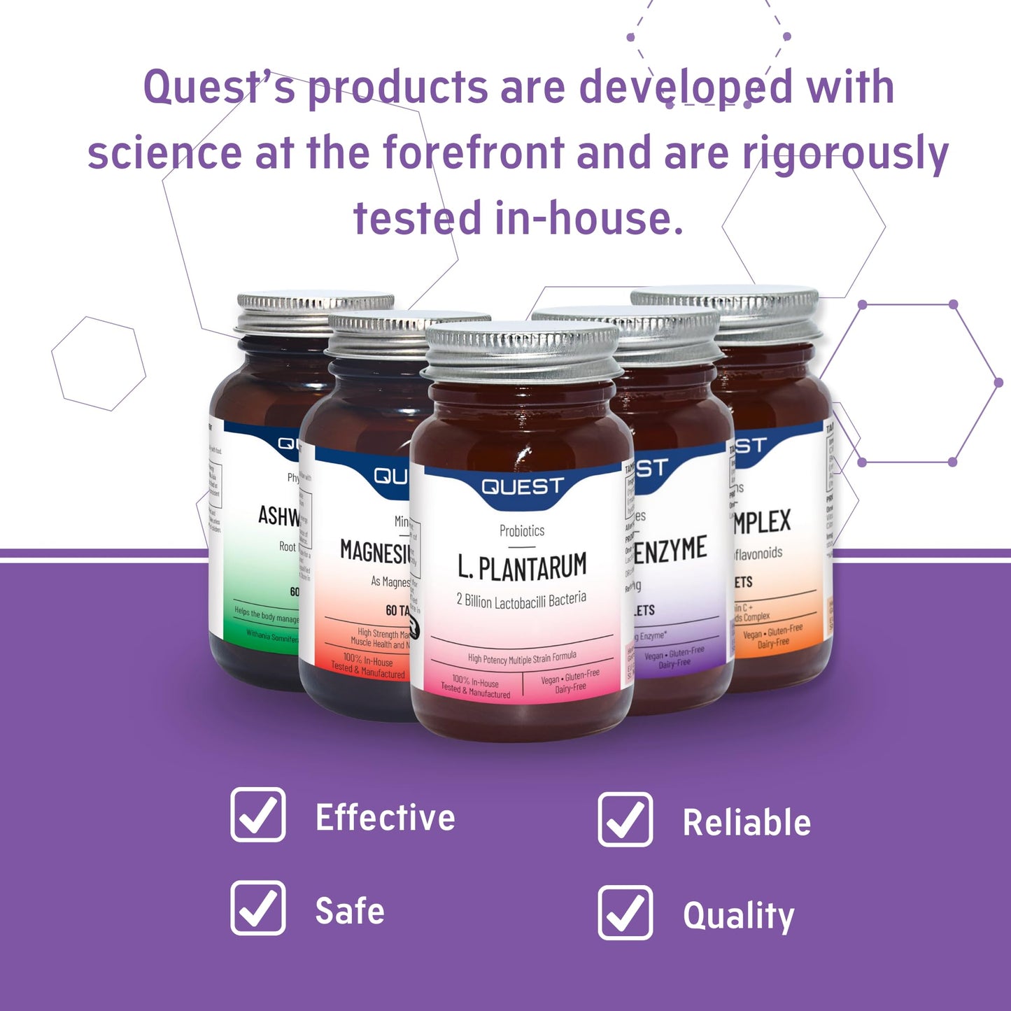 Quest Lactase Enzyme 90 count bottle showing clear dosage and usage information.
