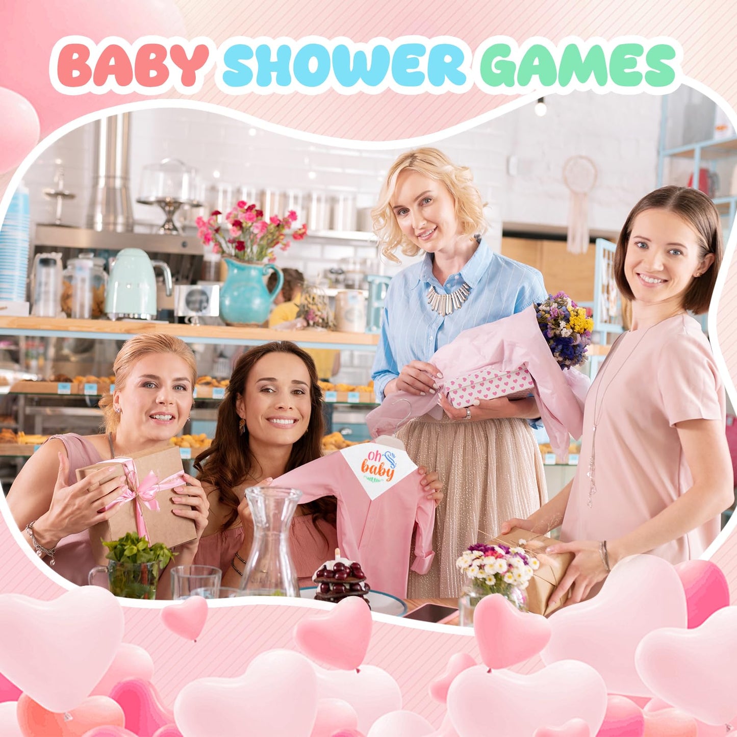 Authentic USA imported baby shower activity set for gift giving