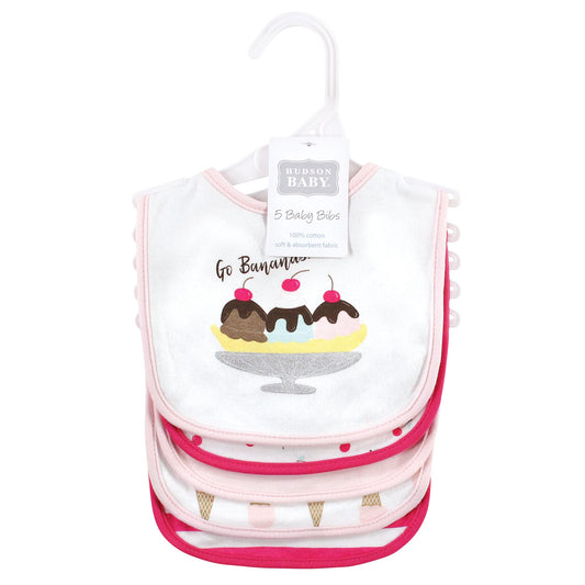 Hudson Baby baby bibs soft cotton fabric texture