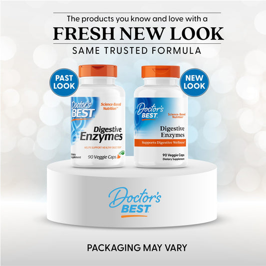 Doctor's Best full spectrum high potency enzyme blend supplement facts