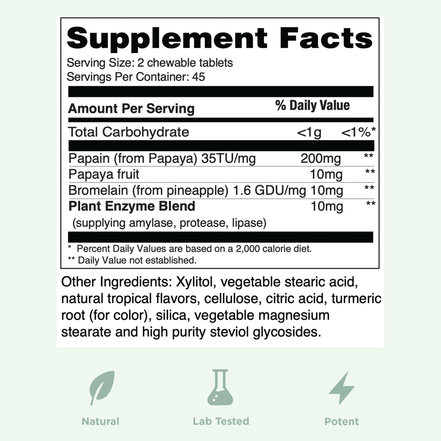 Authentic Yuve Naturals imported USA health supplement packaging with 90 chewable pieces