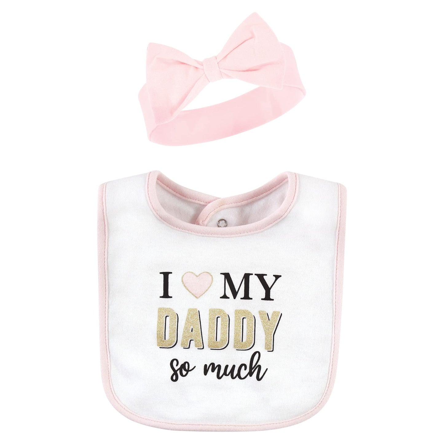 Hudson Baby unisex accessory set neatly arranged for baby gift