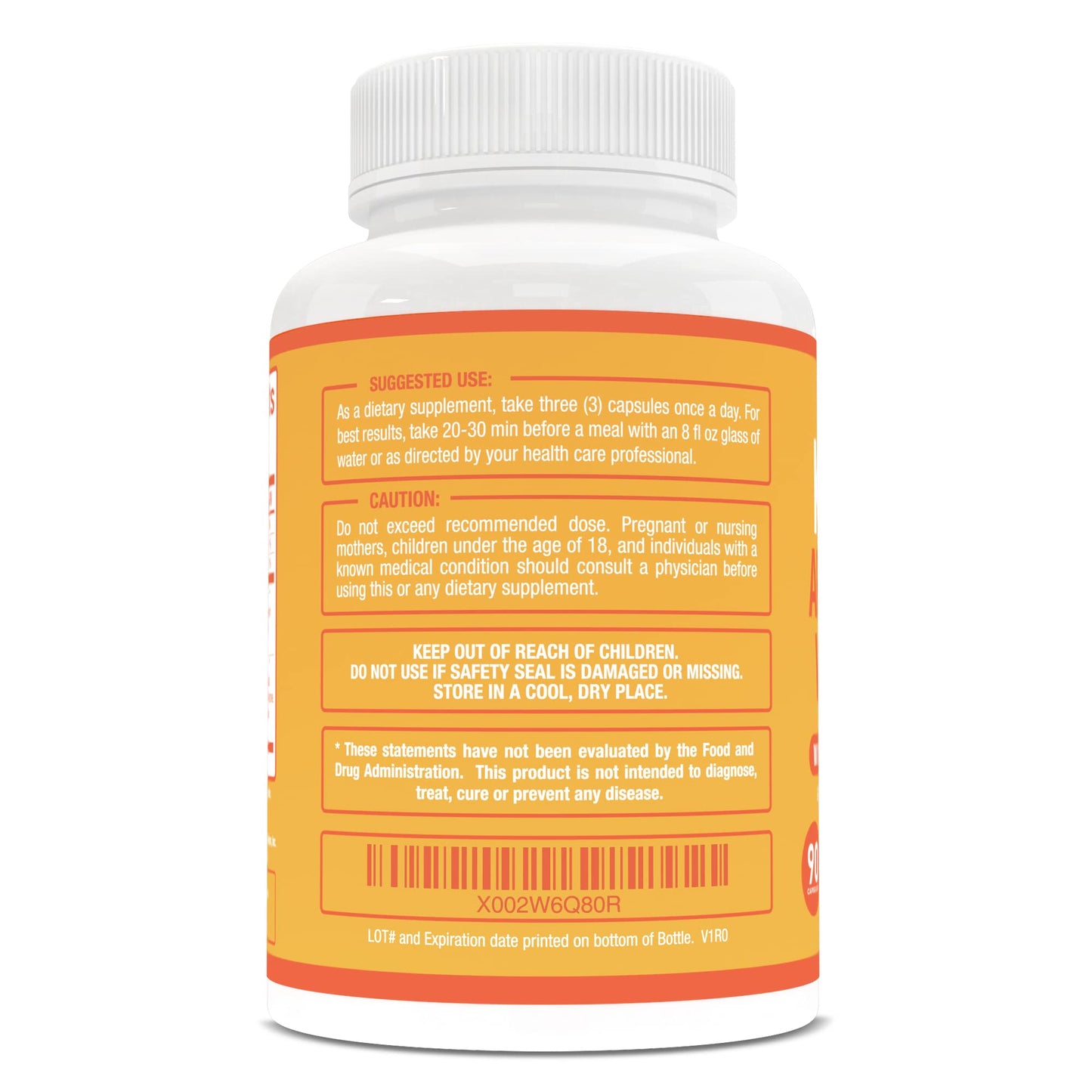 Purely Optimal Keto Plus ACV capsules side angle view showcasing authentic packaging