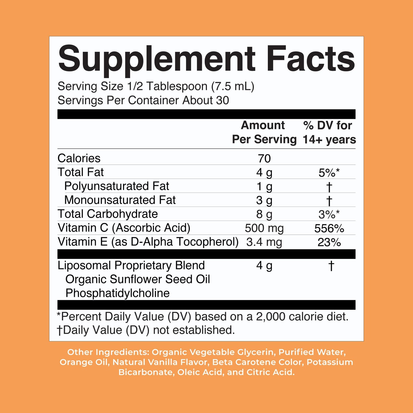 MaryRuth Organics liquid liposomal vitamin C dietary supplement for daily immune defense