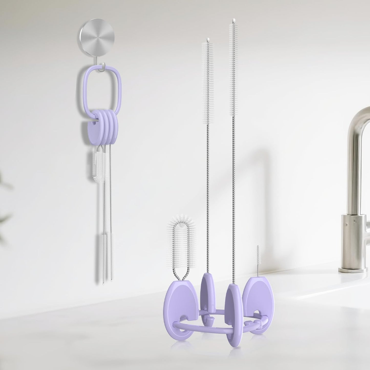 Yotime straw and lid brush set in original packaging