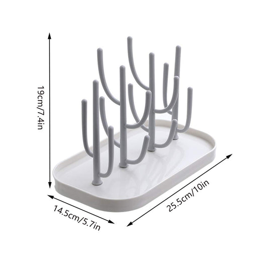Upkoch baby bottle dryer holder showing removable branch pegs
