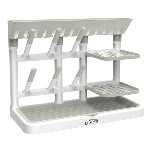 Dr. Brown's Drying Tower showing bottle peg arrangement