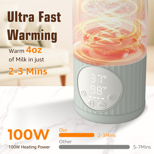 UKEXE baby milk warmer digital temperature display