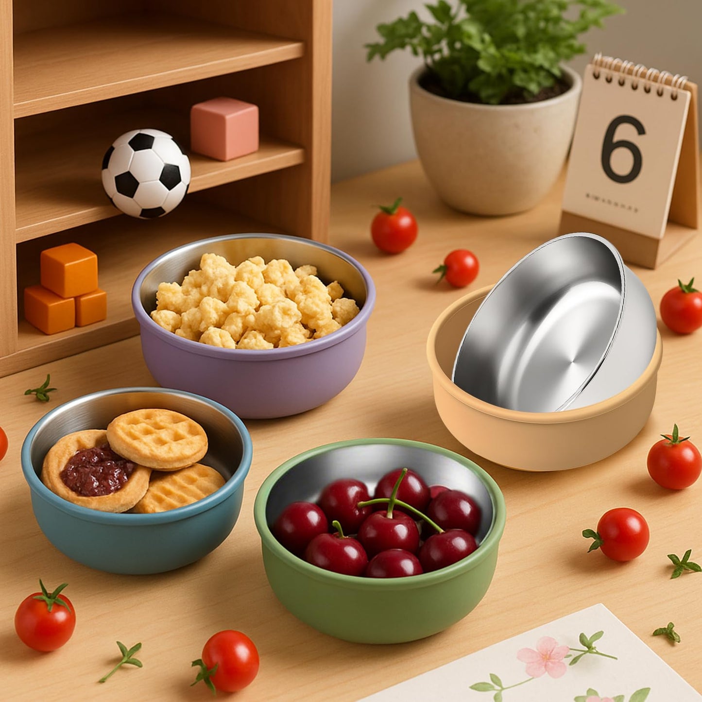 Close up of Mity Rain food grade silicone base and stainless steel interior