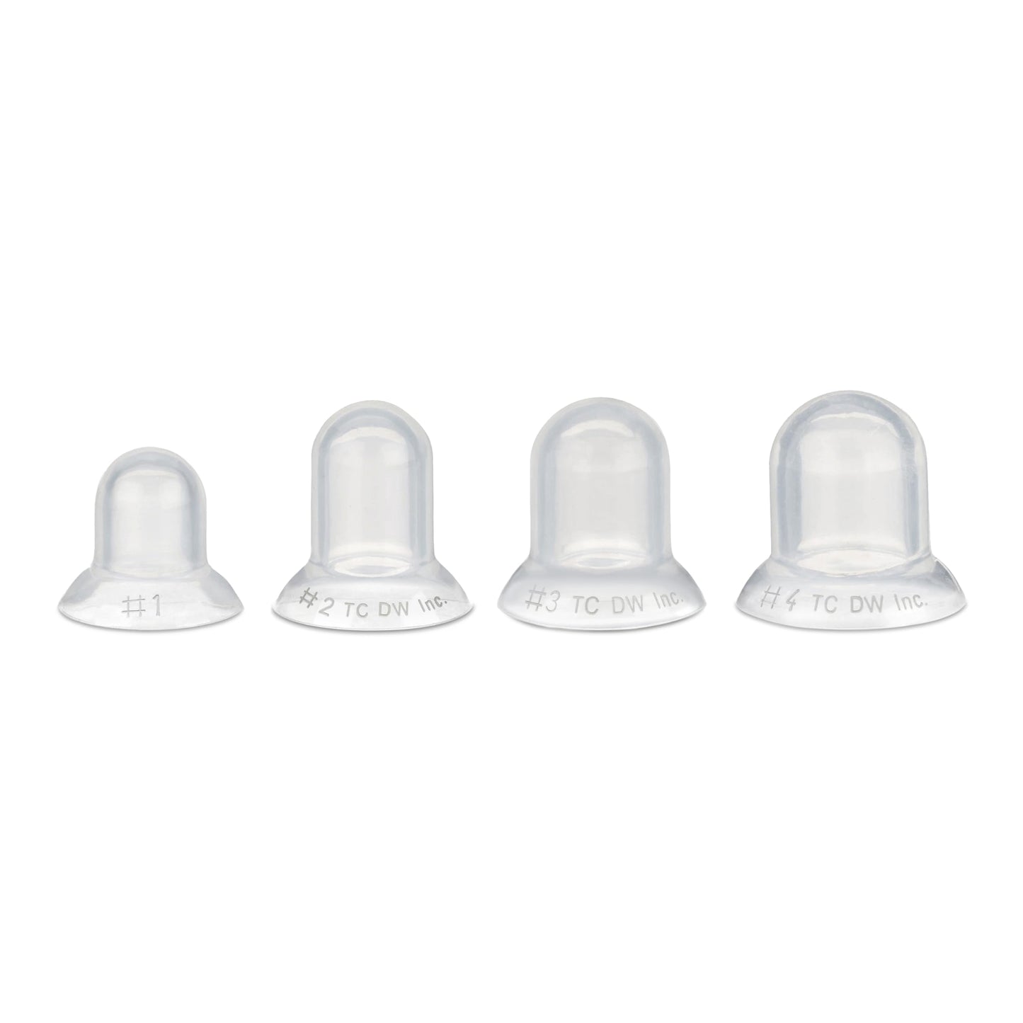Close up of medical grade silicone Supple Cups
