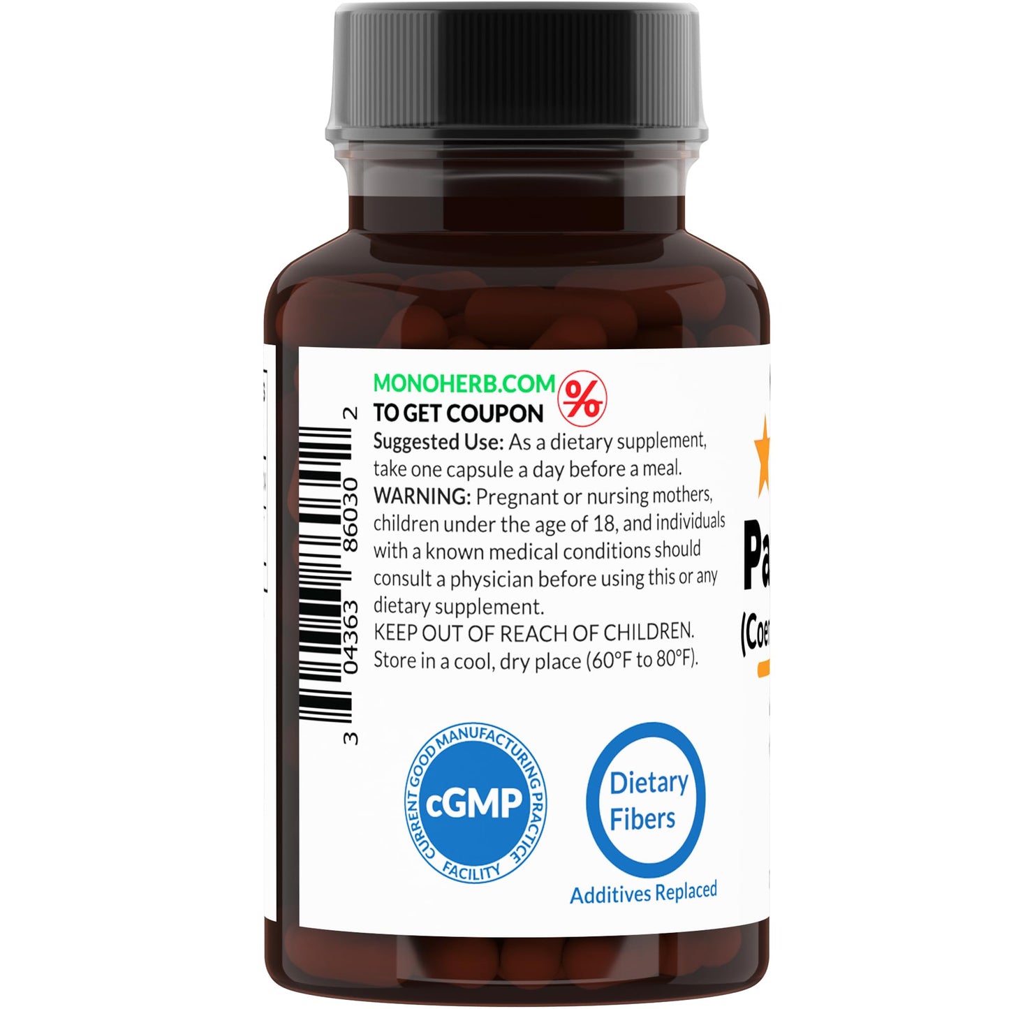High potency 300mg Vitamin B5 supplement for cardiovascular support