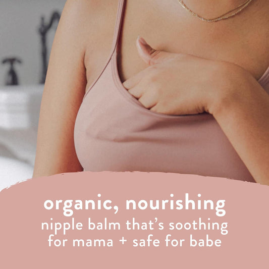 The Honest Company Mama Calm Your Nip Balm packaging details