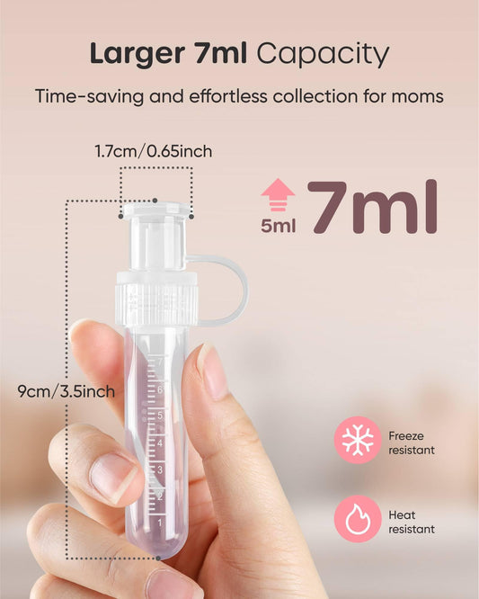 Nuliie breast milk collector set with storage case