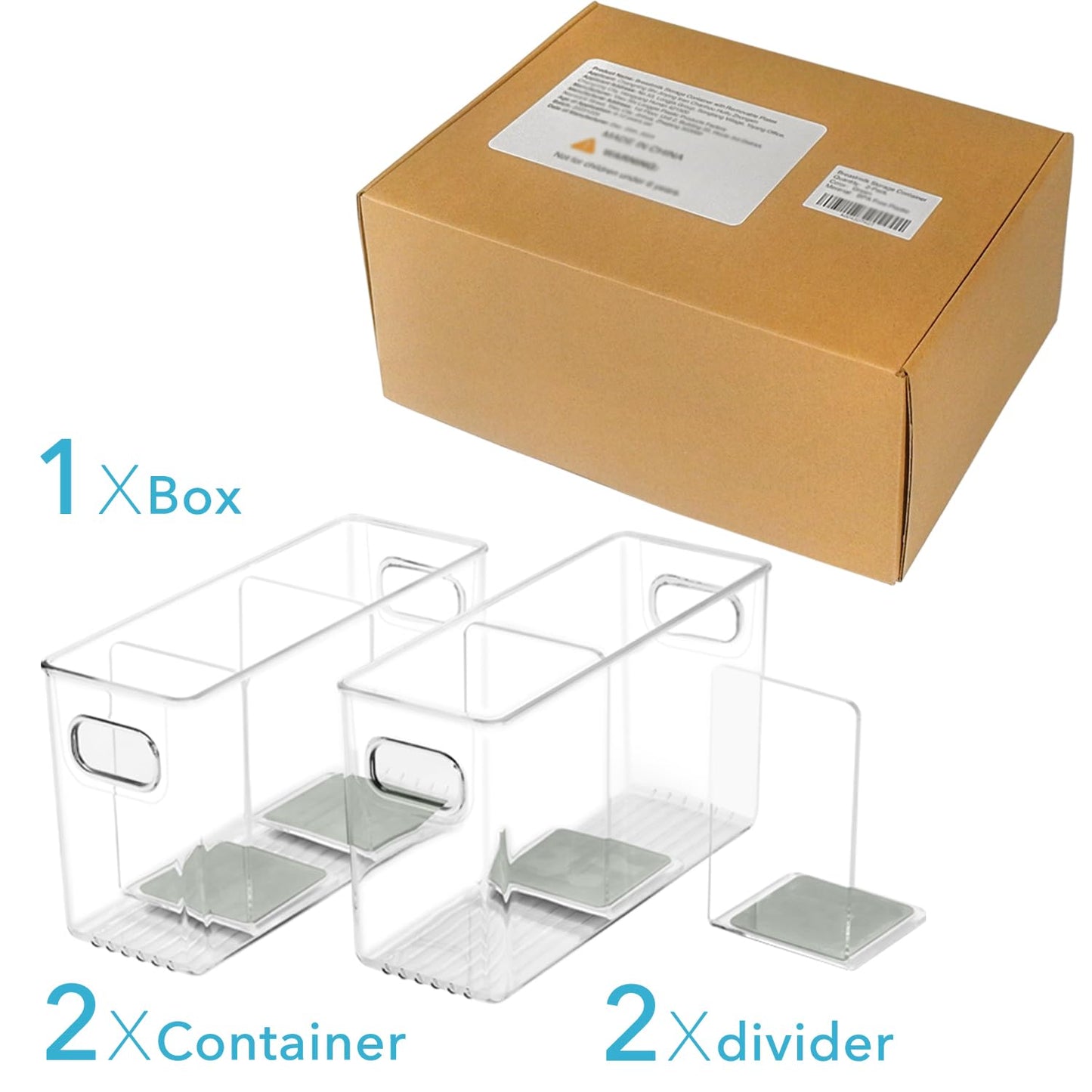 Example of pantry organization using Ugotfeels containers