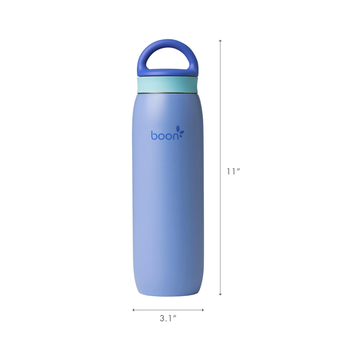 Boon Frosh stainless steel container open showing interior