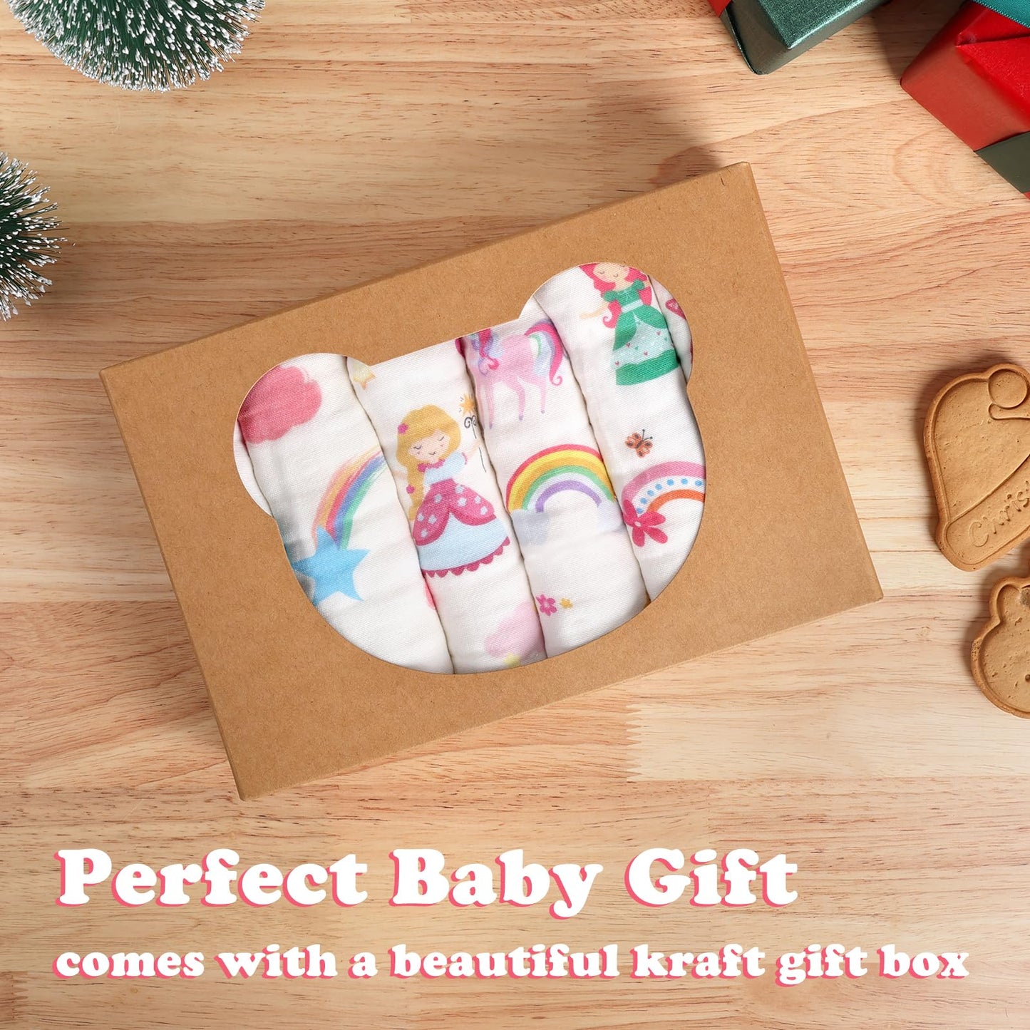 Decalsweet machine washable newborn essentials pack packaged neatly for a baby registry.
