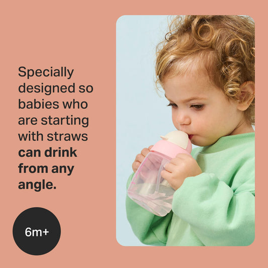 Tommee Tippee toddler cup with weighted straw and easy-hold handles