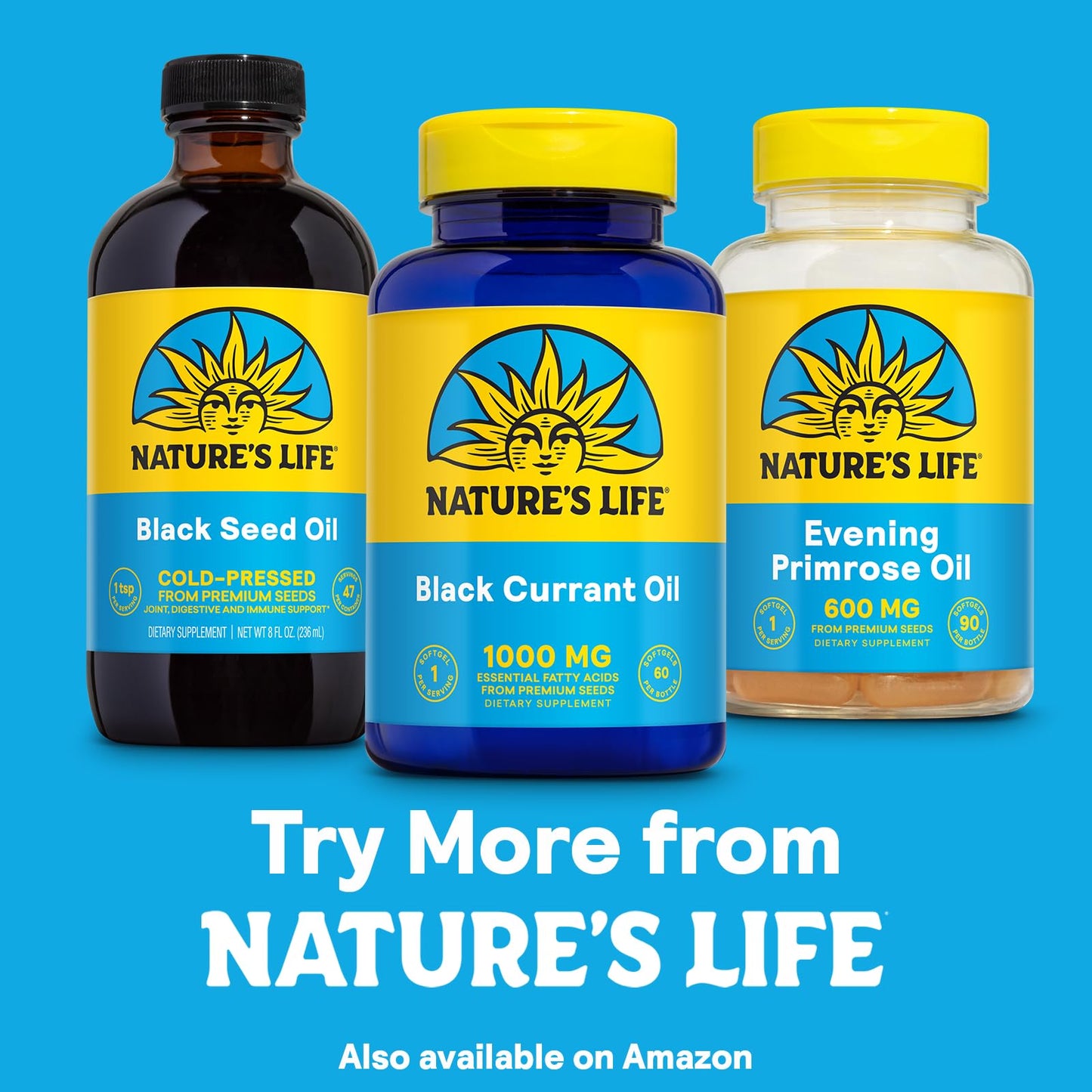 Educational view of black currant seed oil softgel capsules for health