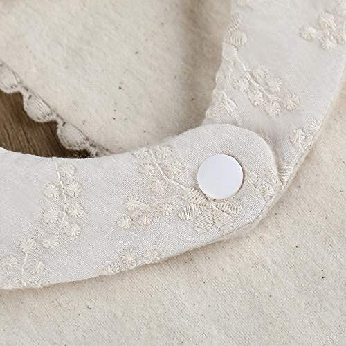 Gzmm newborn bib cotton string tie detail