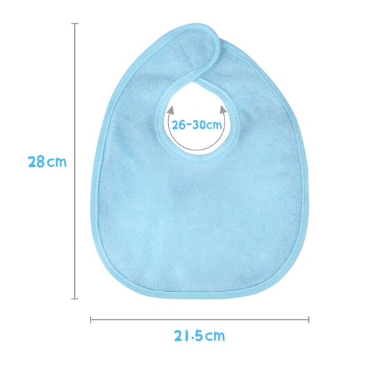 Vicloon baby bib showing soft terry cloth texture