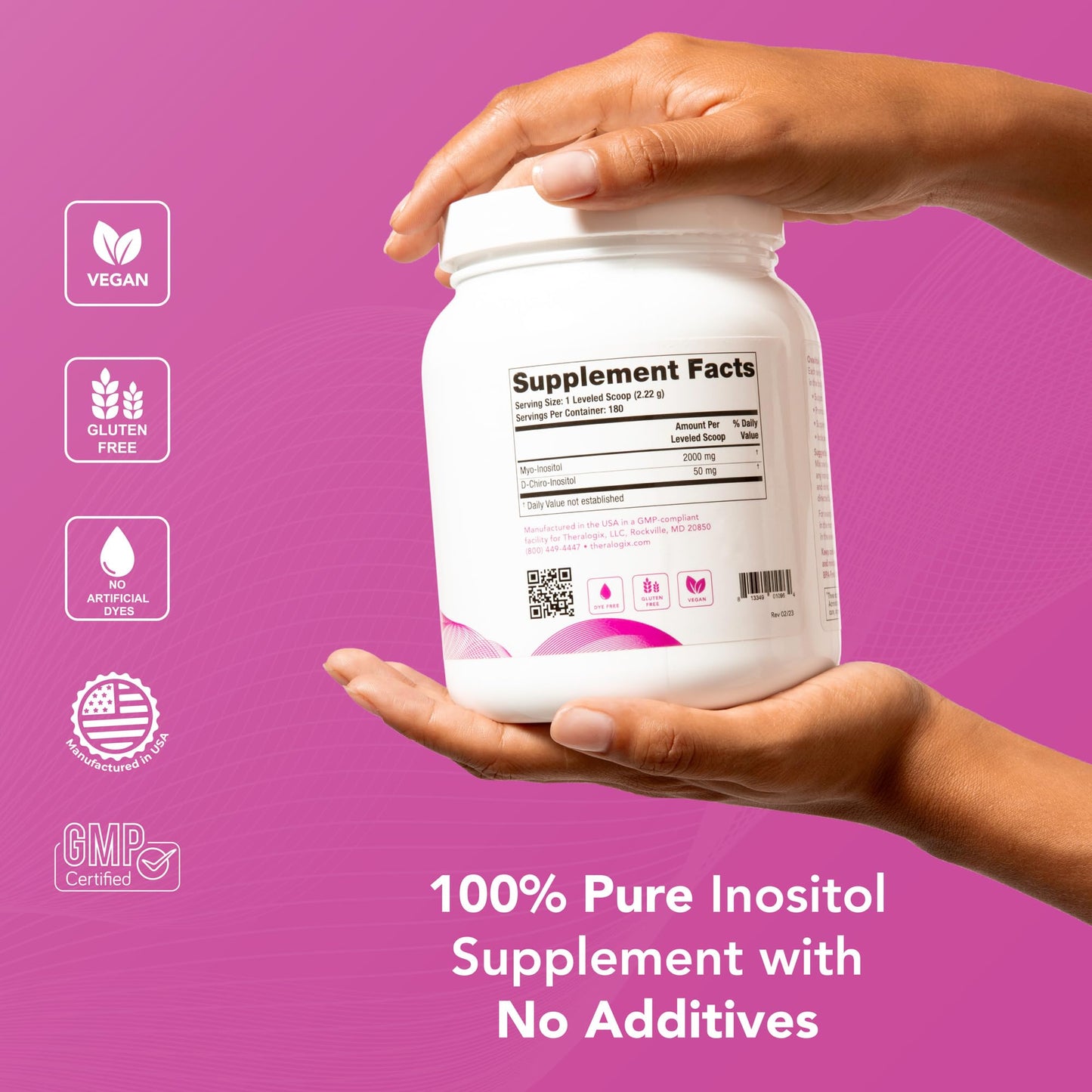 Theralogix Ovasitol genuine imported personal care supplement for Indian consumers packaging overview