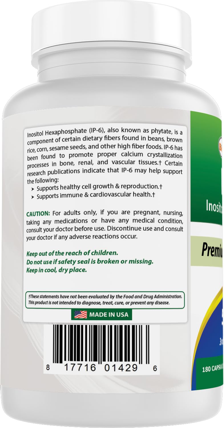 Best Naturals IP-6 immune support capsule bottle