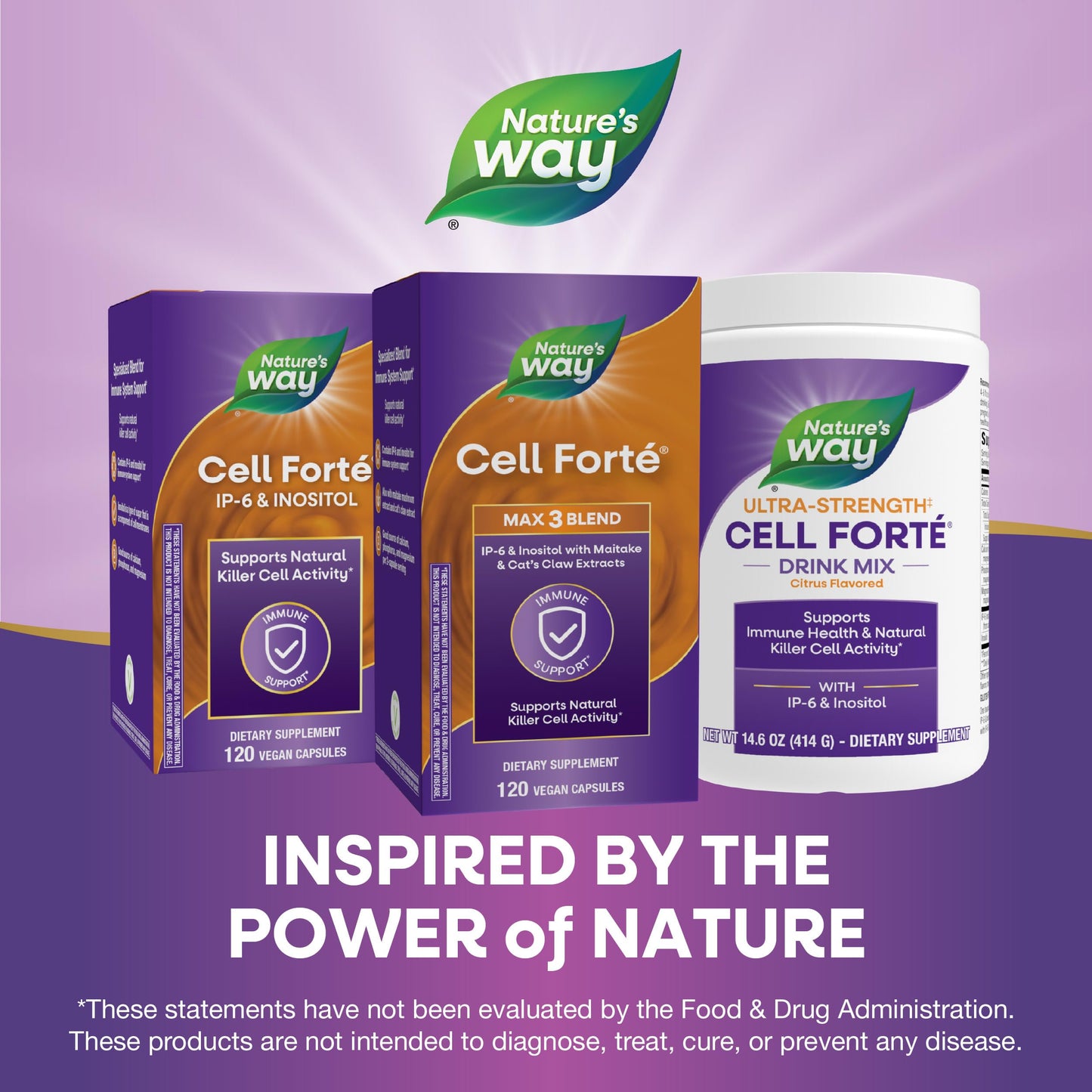 Nature's Way Cell Forte Max3 packaging and branding