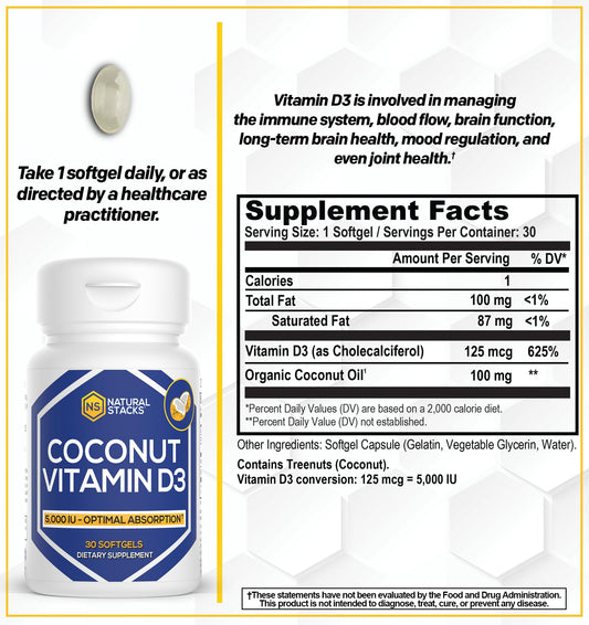 Natural Stacks Max DHA Krill Oil supplement facts panel showing EPA and DHA dosage.