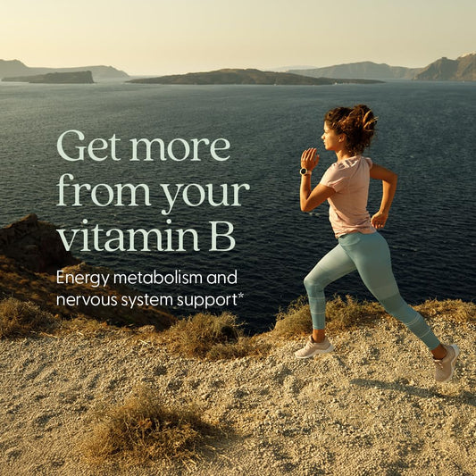 New Chapter organic B complex supplement label showing supplement facts and ingredients