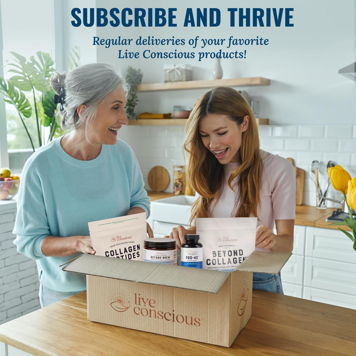Live Conscious MoveWell Plus imported joint mobility formula packaging container base